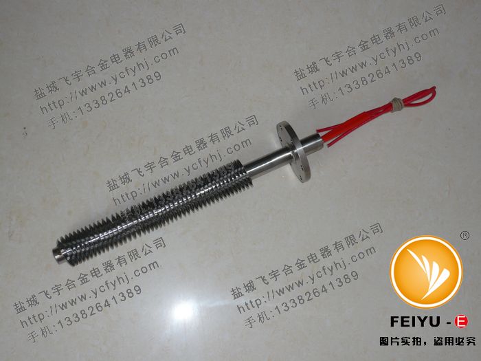 翅片式單頭電熱管實(shí)拍照片，盜用必究！